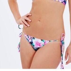 Kopper and Zinc Bird of Paradise Bikini Bottoms, Size Large